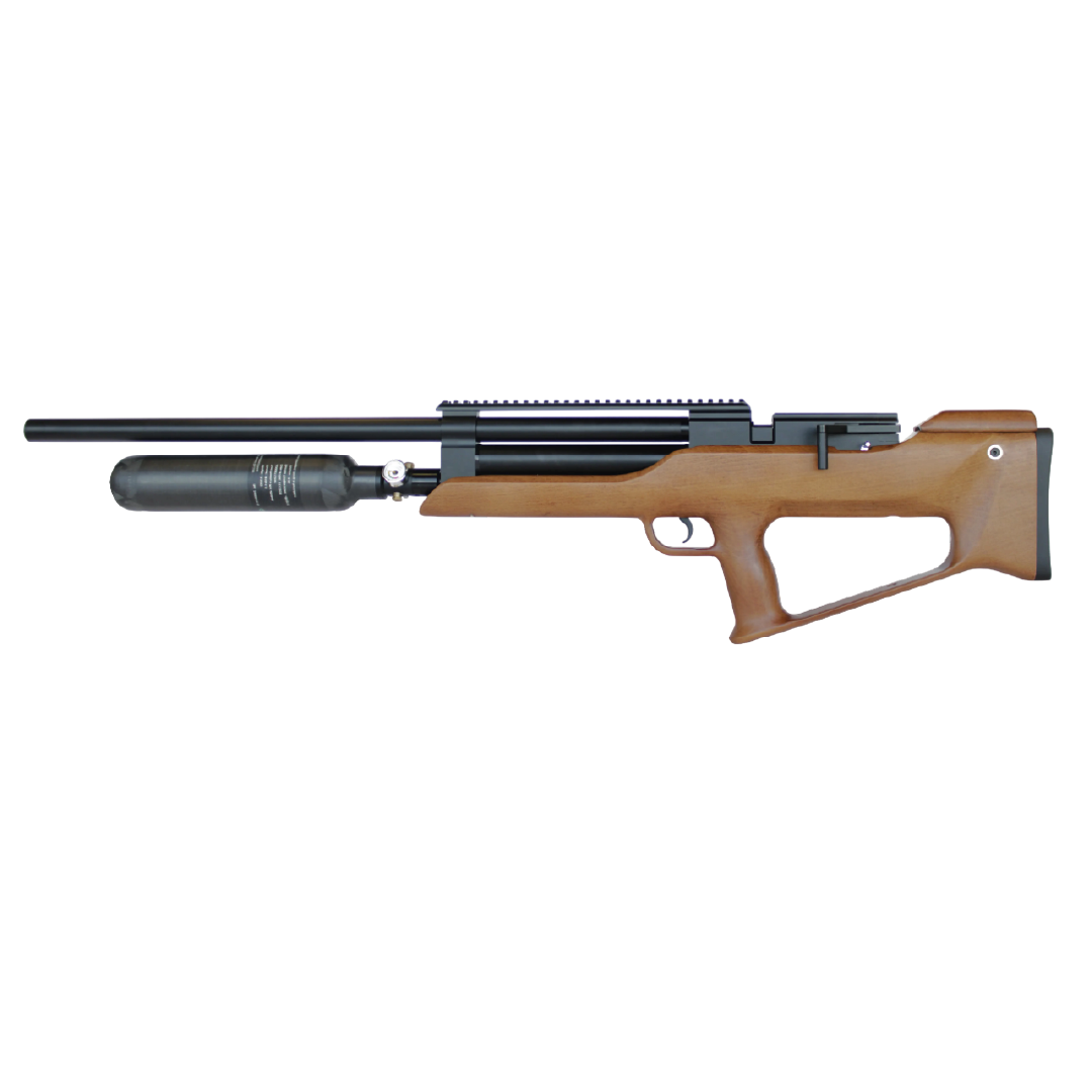 RIFLE NOVA VISTA PNEUMAX .30 WOOD BULLPUP PCP 500CC CARBON FIBER BOTTLE