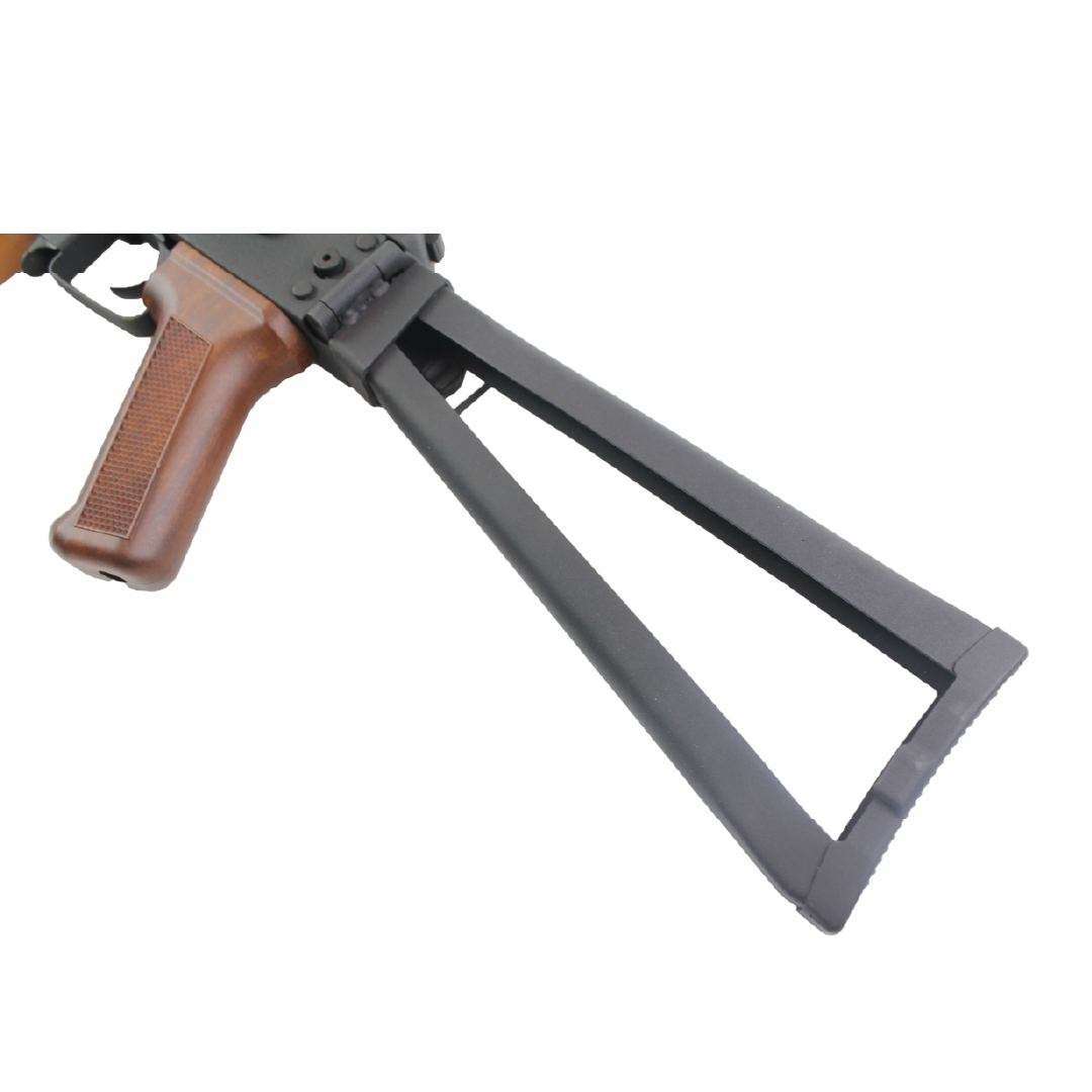 AIRSOFT DOUBLE BELL AKS74U AEG – WOOD/BLACK - vista 3