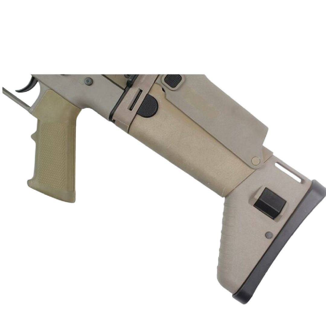 RIFLE AIRSOFT DOUBLE BELL SCAR-L TAN - vista 3