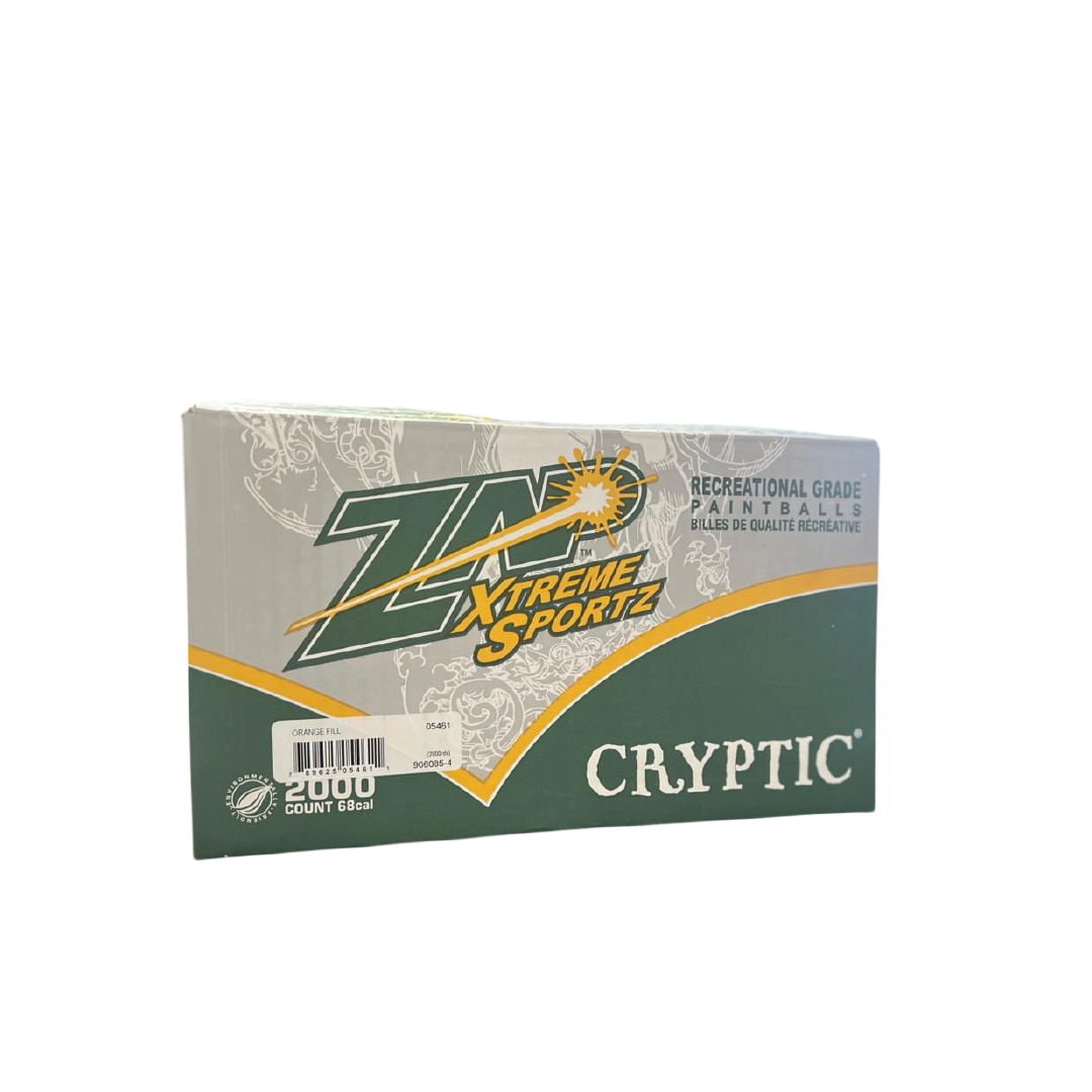 CAJA DE BOLAS ZAP CRYPTIC .68 X2000