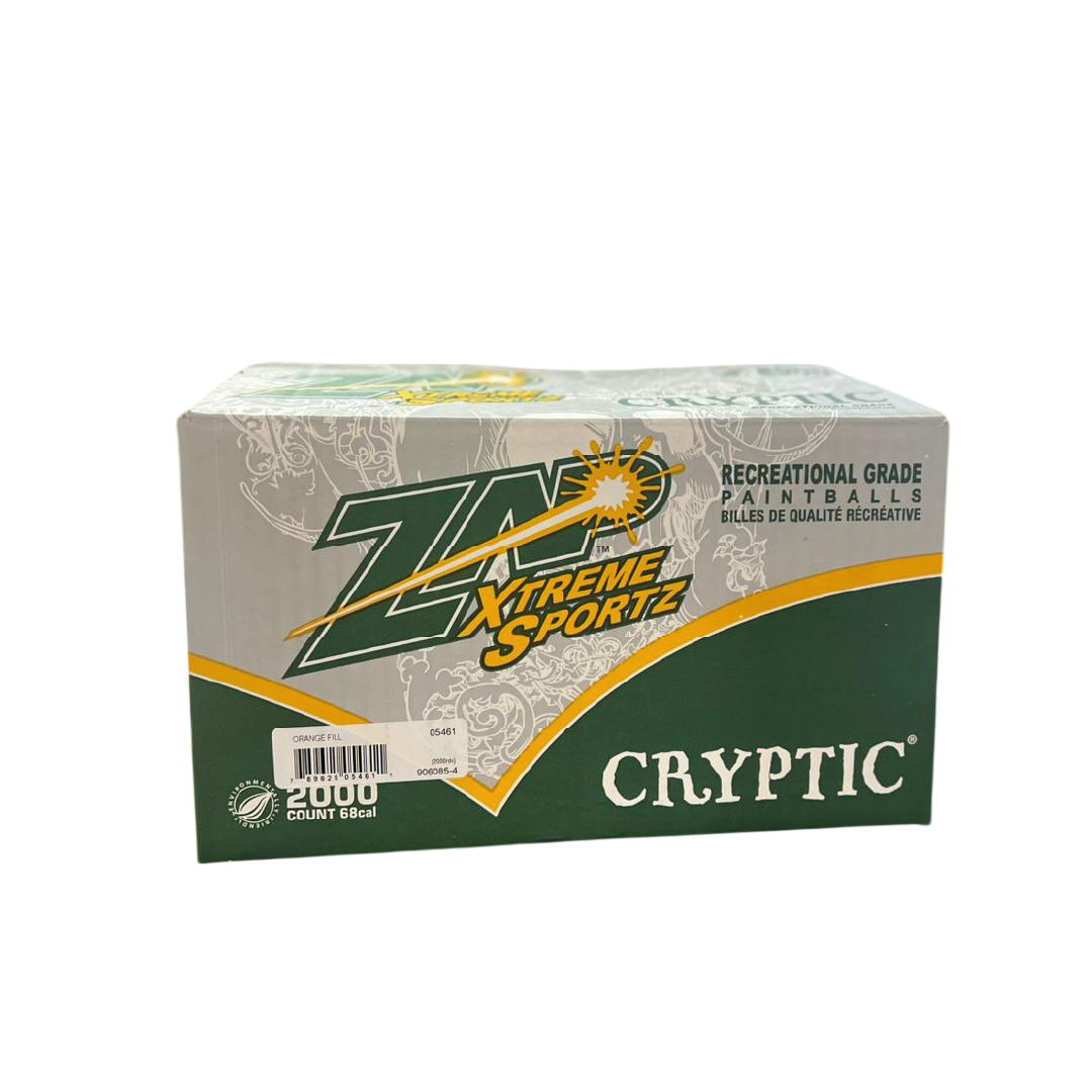 CAJA DE BOLAS ZAP CRYPTIC .68 X2000