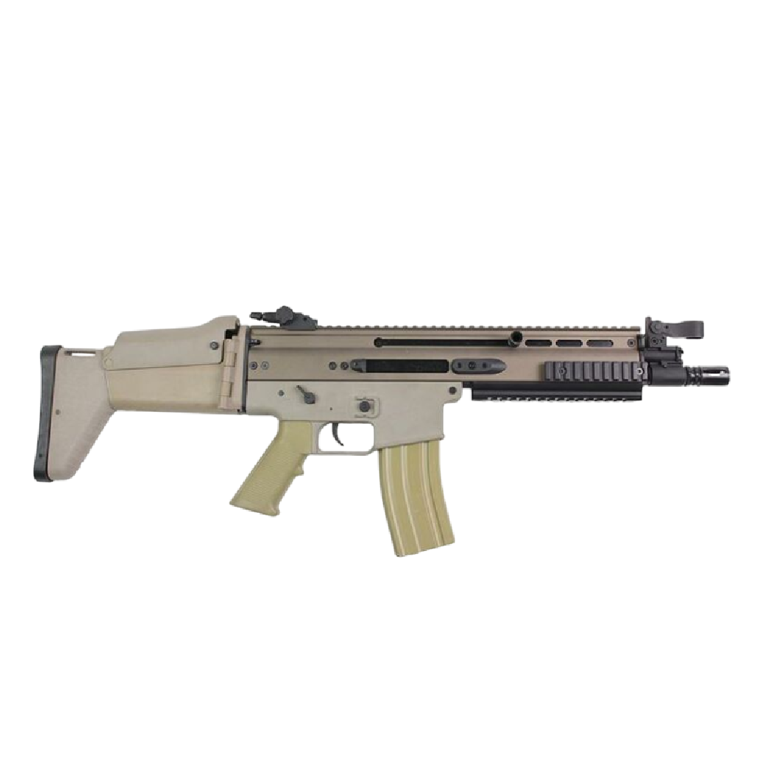 RIFLE AIRSOFT DOUBLE BELL SCAR-L TAN - vista 2