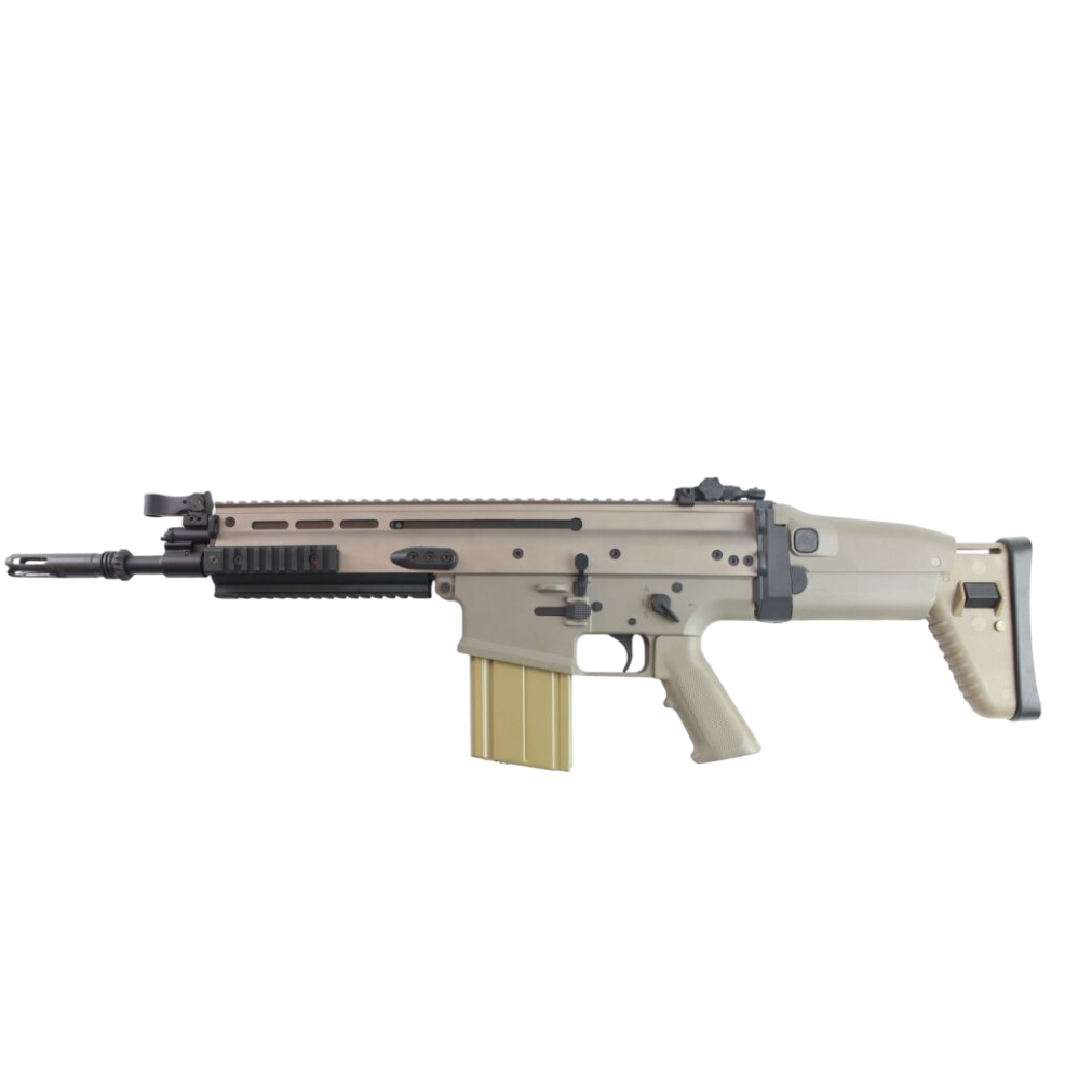 RIFLE AIRSOFT DOUBLE BELL SCAR-H TAN