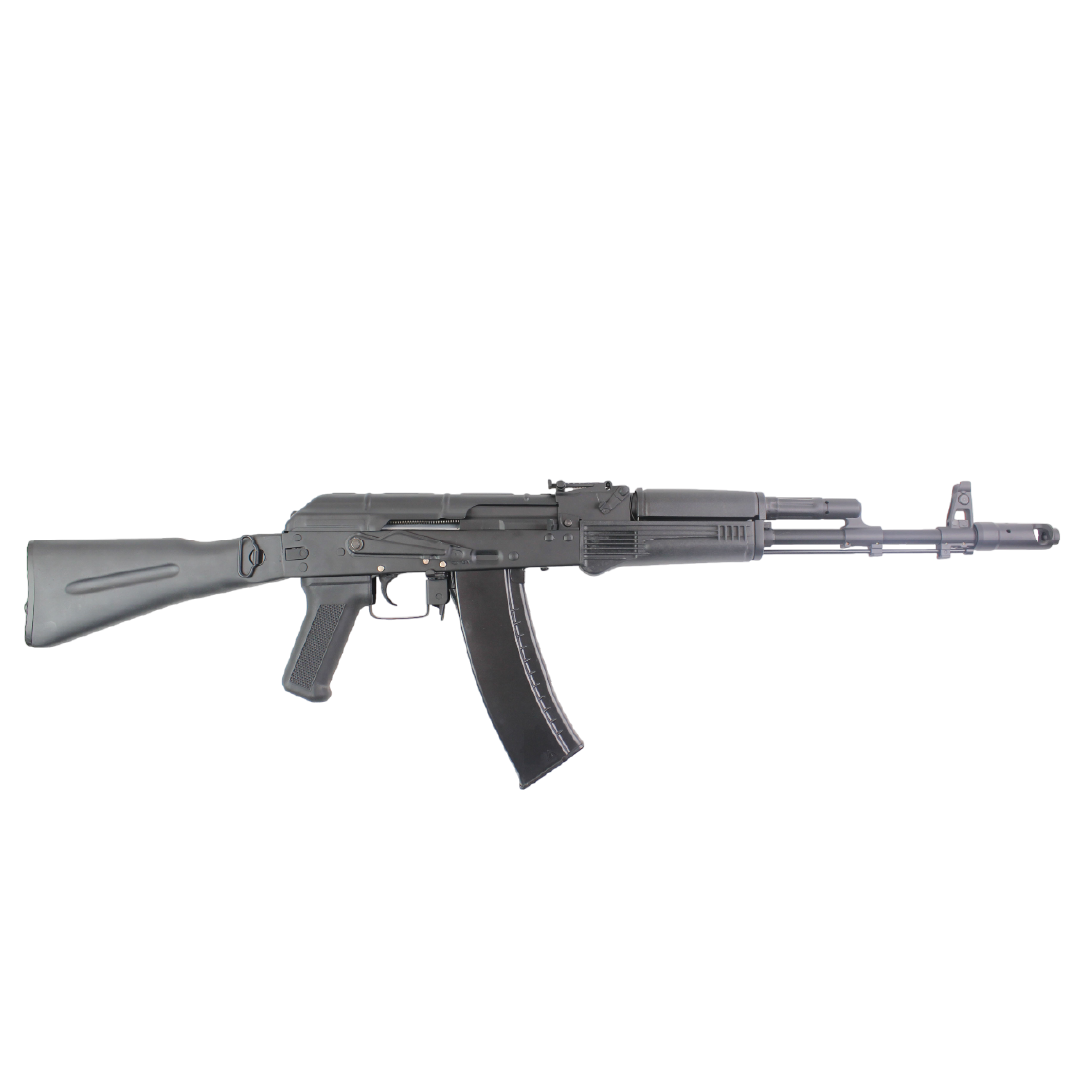 AIRSOFT DOUBLE BELL AKS74MN WOOD STOCK & METAL BODY AEG - vista 2