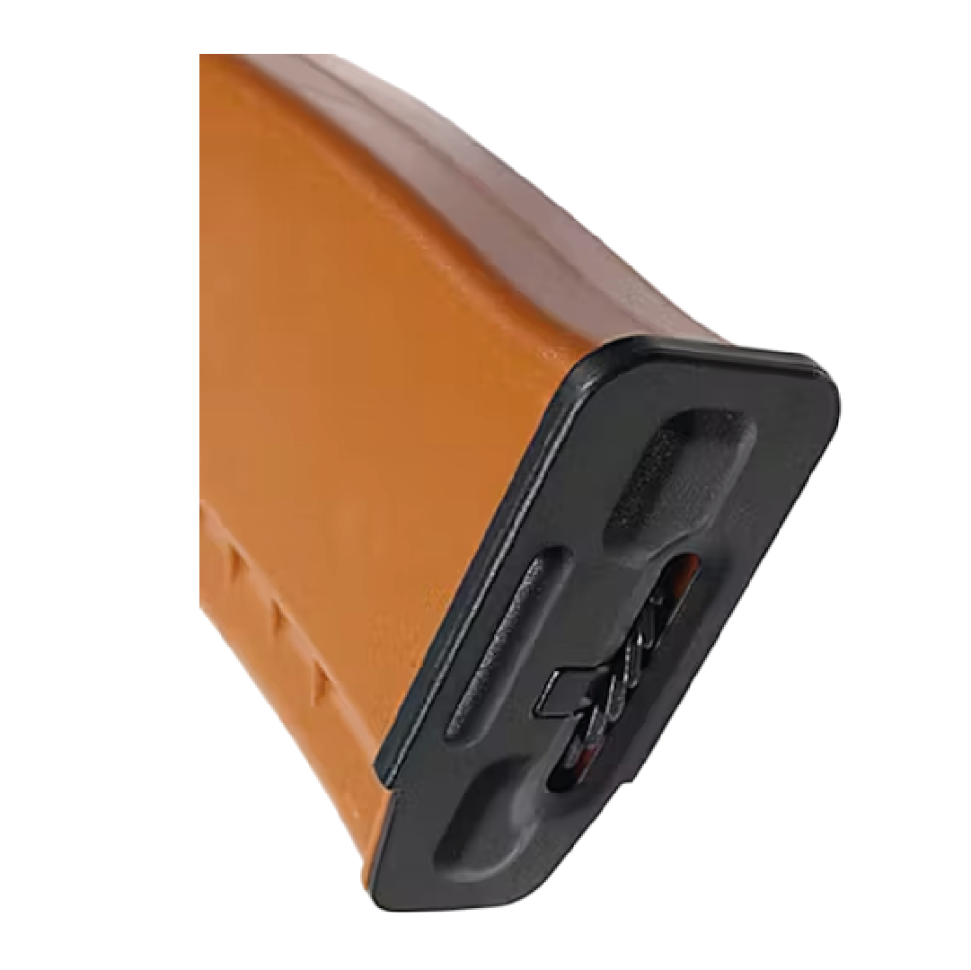MAGAZINE AIRSOFT DOUBLE BELL AK74 HI-CAP ORANGE – 500 ROUND - vista 3