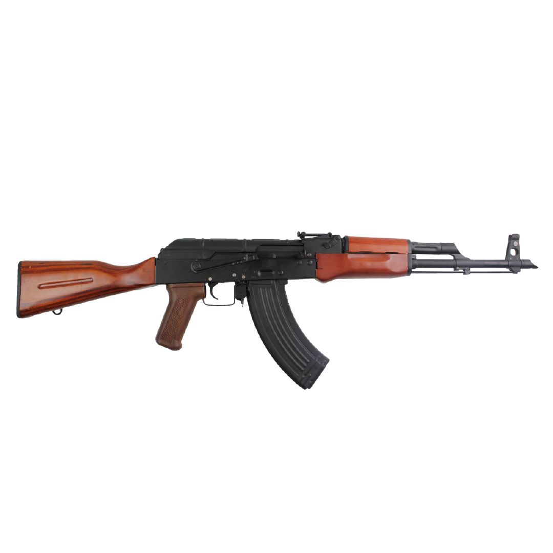 AIRSOFT DOUBLE BELL AKM WOOD STOCK & METAL BODY AEG - vista 2