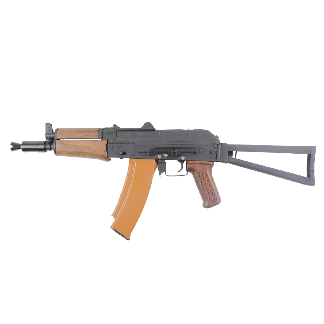 AIRSOFT DOUBLE BELL AKS74U AEG – WOOD/BLACK