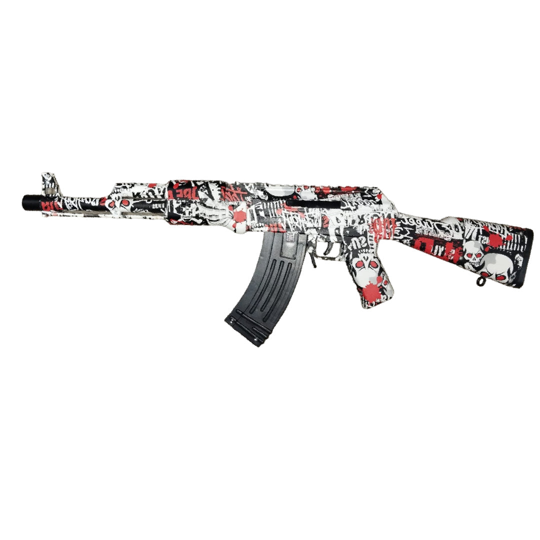 RIFLE HIDROGEL AK47 ROJO