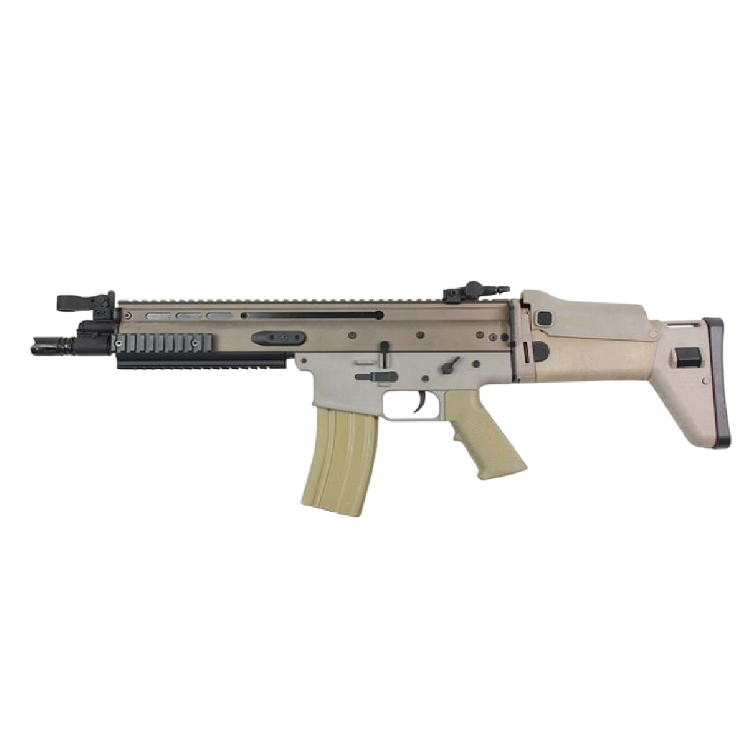 RIFLE AIRSOFT DOUBLE BELL SCAR-L TAN