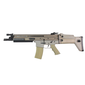 RIFLE AIRSOFT DOUBLE BELL SCAR-L TAN