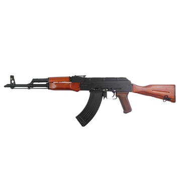 AIRSOFT DOUBLE BELL AKM WOOD STOCK & METAL BODY AEG