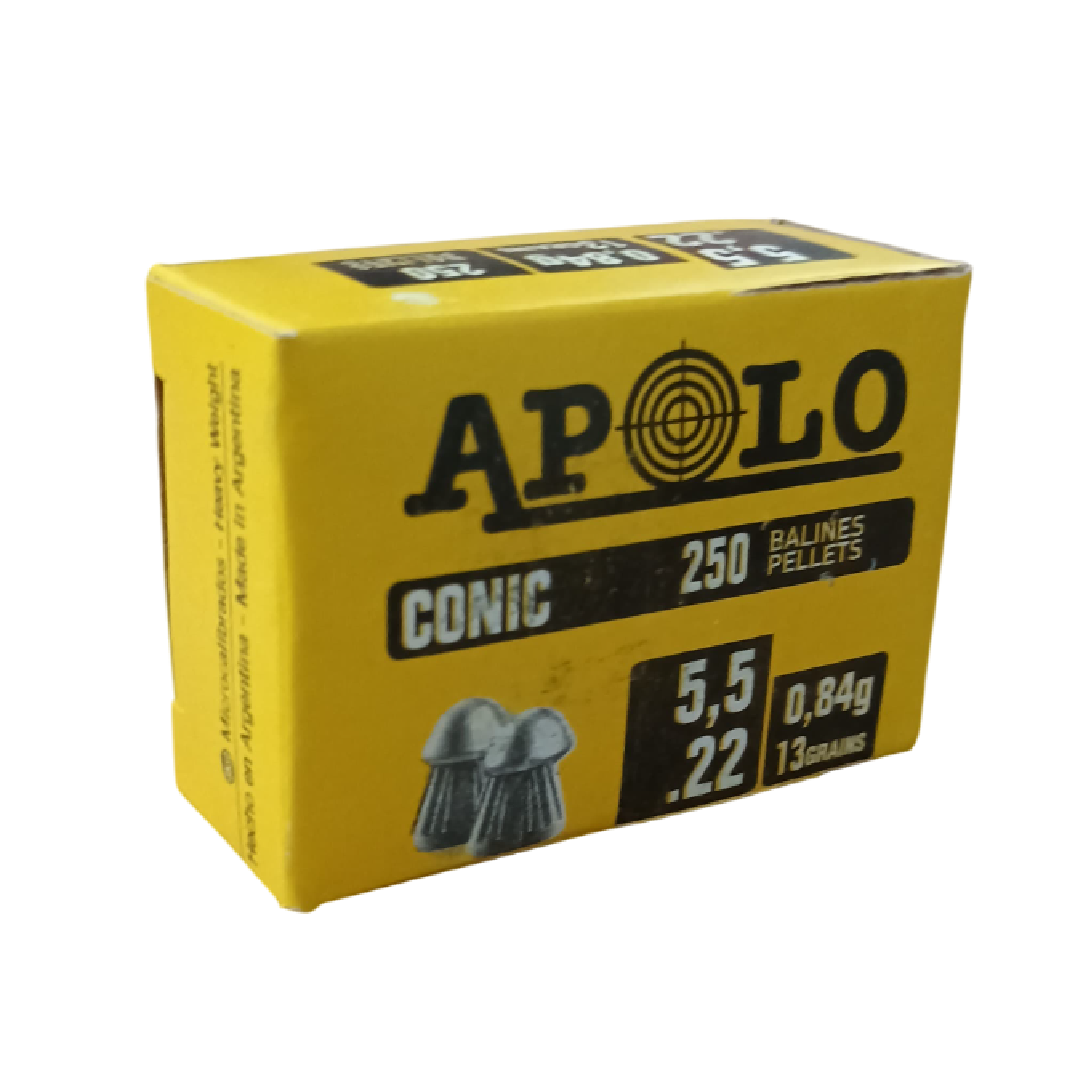 DIABOLOS APOLO CONIC CAL. .22 X 250 13GR - vista 2