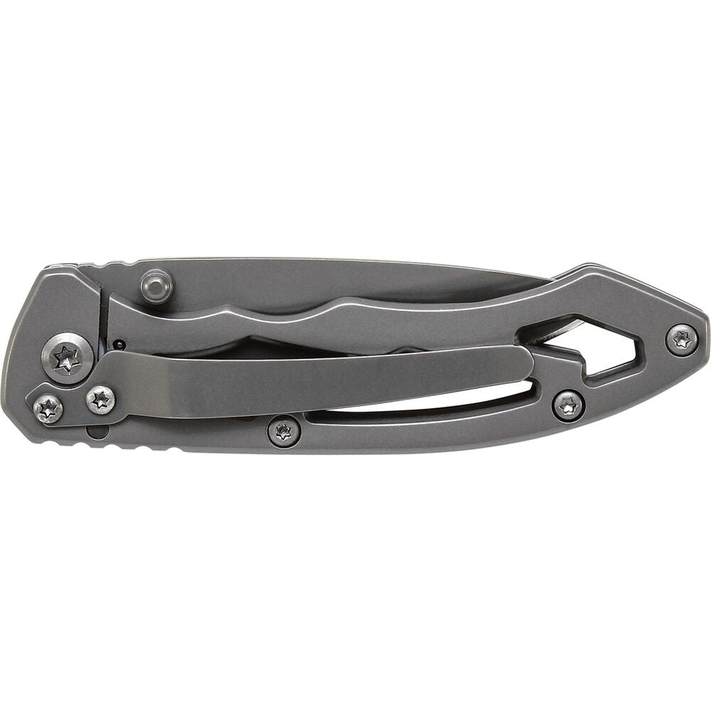 NAVAJA SMITH AND WESSON FRAME LOCK DROP POINT FOLDING KNIFE – BLACK - vista 2