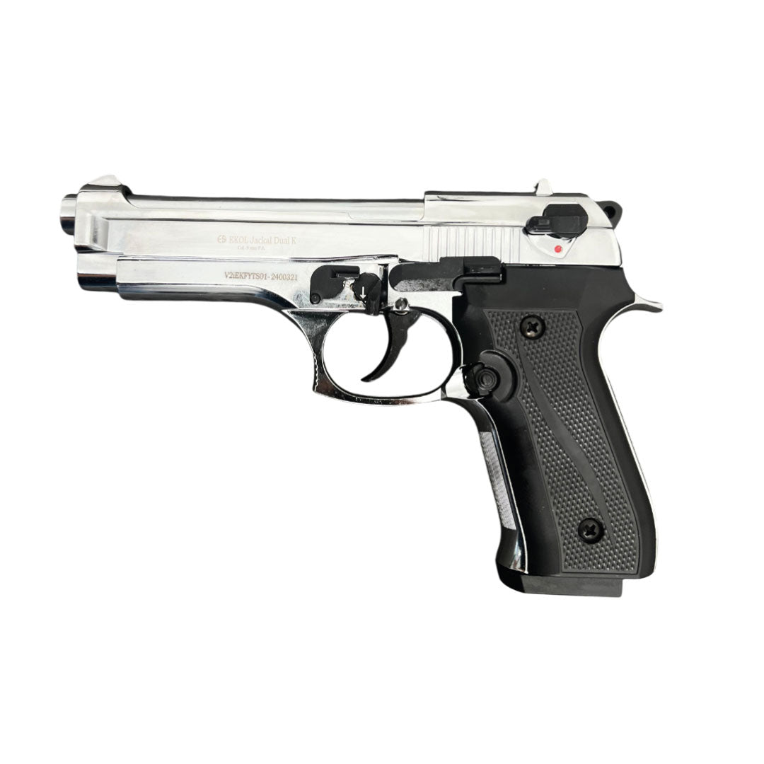 PISTOLA EKOL JACKAL DUAL SHINY CHROME
