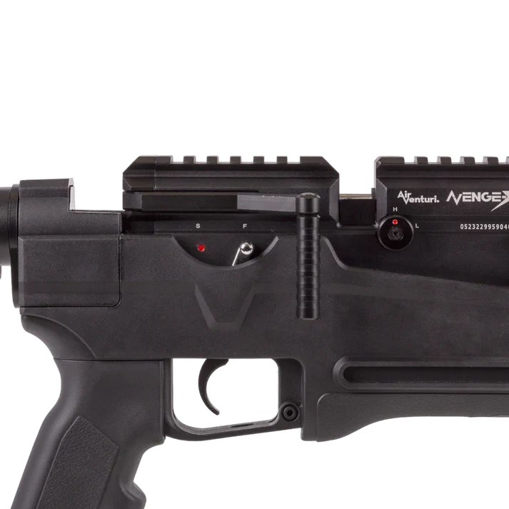 RIFLE AIR VENTURI AVENGE-X X1-BT TACTICAL SYNTHETIC PCP 450CC CARBON FIBER BOTTLE - vista 4