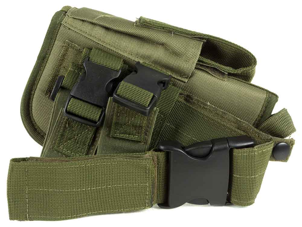 FIREPOWER UNIVERSAL DROP LEG HOLSTER OD GREEN POLYBAG - vista 3