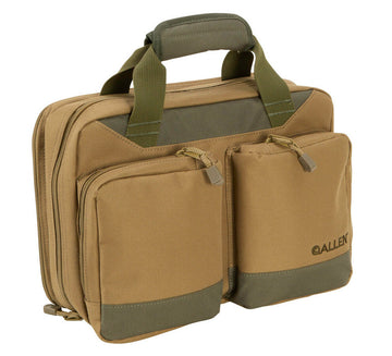 ESTUCHE ALLEN COMPANY DOUPLEX DOUBLE SOFT PISTOL ATTACHE – TAN/OLIVE