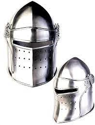 MEDIEVAL RENAISSANCE DETACHABLE VISOR BARBUTE - vista 2