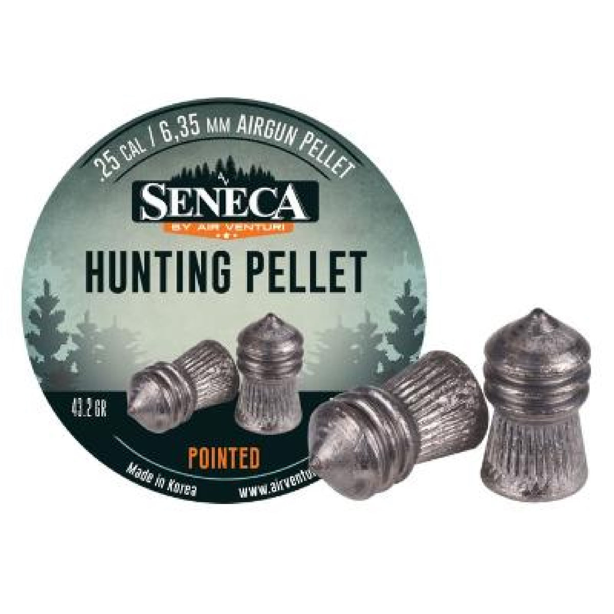 DIABOLOS SENECA .25 CAL 43.2GR POINTED – 83CT