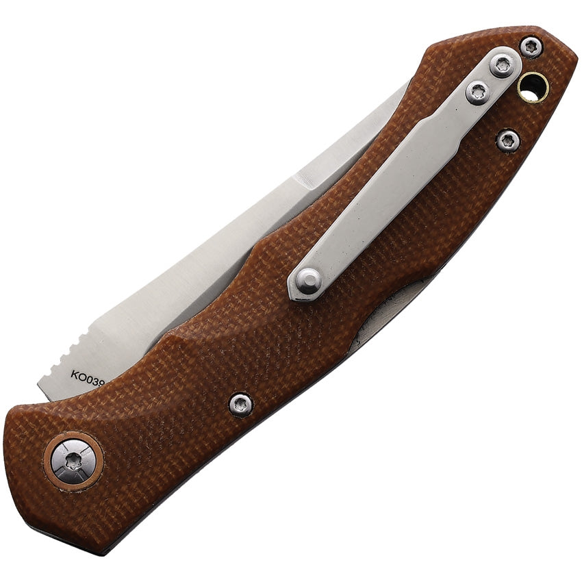 NAVAJA LOCK BACK BROWN MICARTA - vista 2