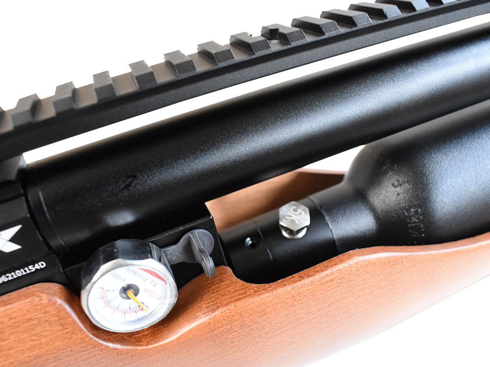 RIFLE AIR VENTURI AVENGE-X X1-BBW TÁCTICO .25 MADERA PCP 450CC BOTELLA DE FIBRA DE CARBONO