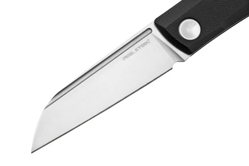 KNIFE REAL STEEL SACRA – GREEN CANVAS MICARTA - vista 2