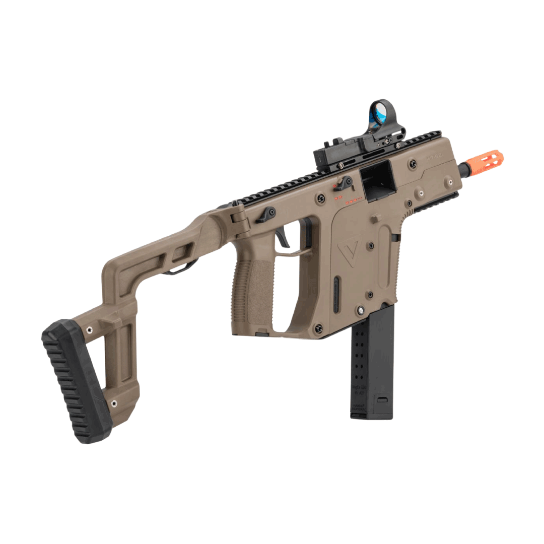 RIFLE AIRSOFT KRISS VECTOR AEG SMG BY KRYTAC 400FPS-FLAT DARK EARTH - vista 2