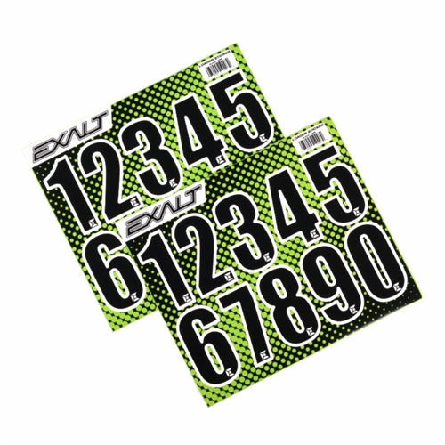 STICKER EXALT PARA LOADER WHITE BLACK