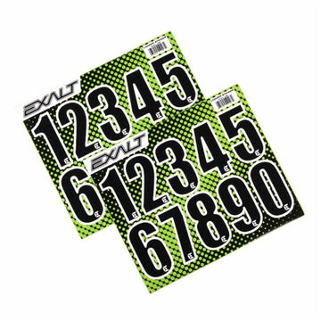 STICKER EXALT PARA LOADER WHITE BLACK