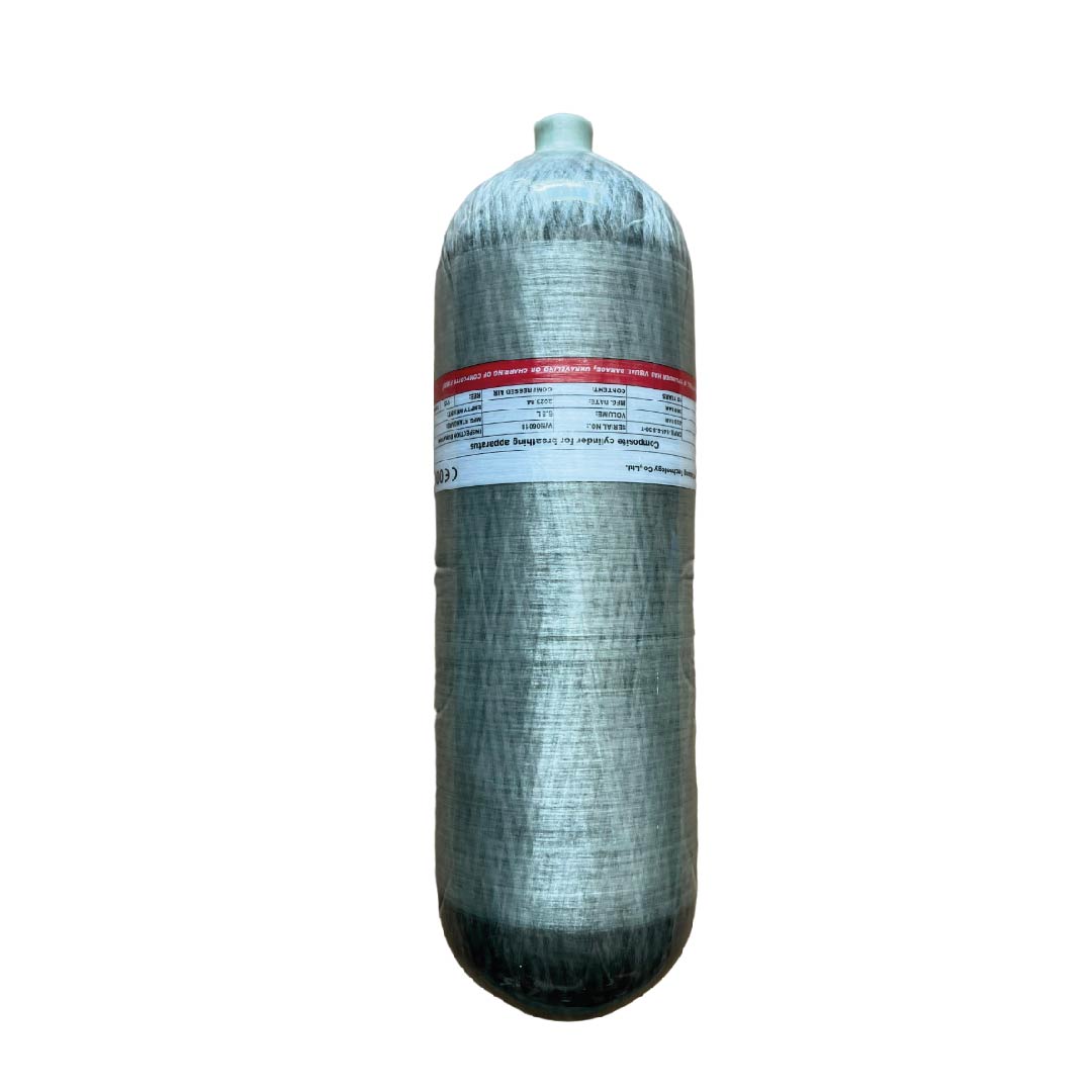TANQUE FIBRA DE CARBONO  6.8L 300BAR 4500PSI 30MPA