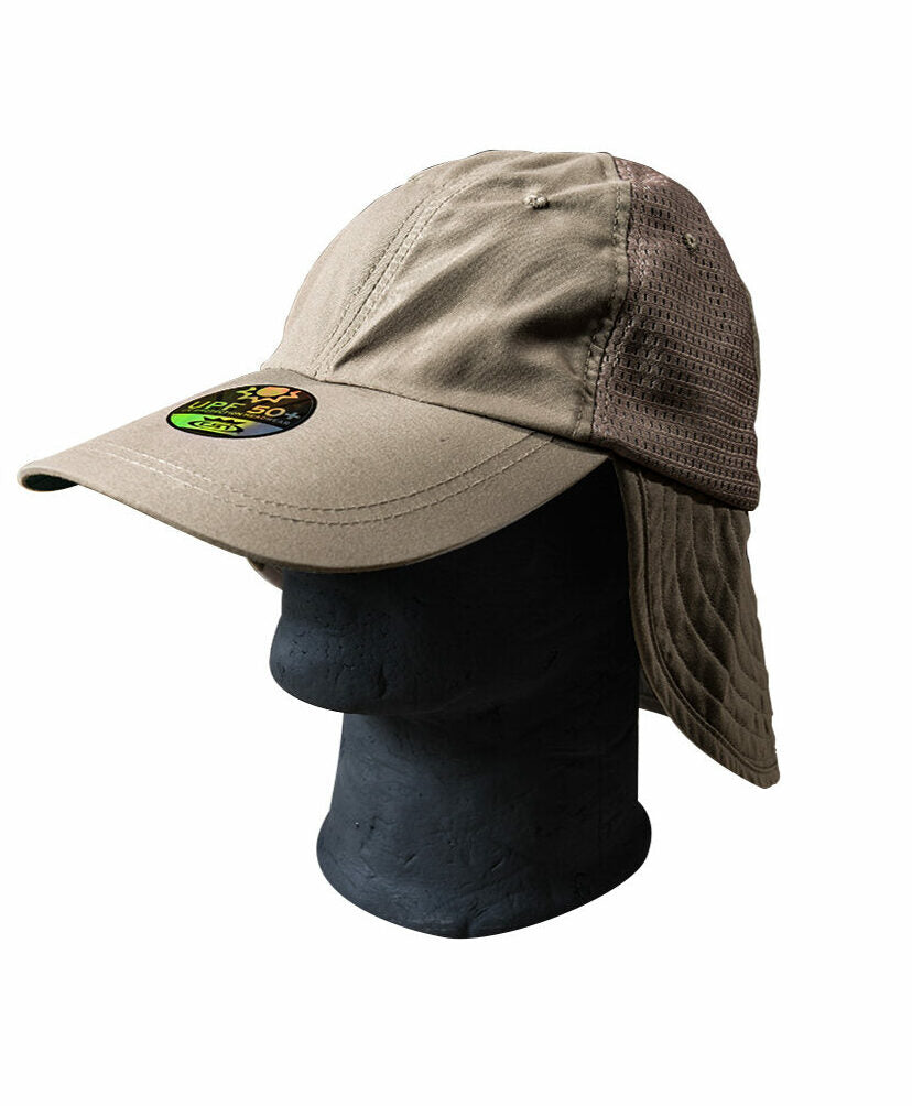 GORRA CAP SMITH MICROFIBER BIG BILL FISHING KHAKI