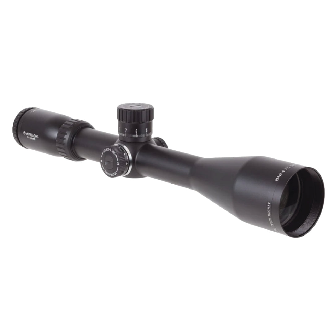 MIRA ATHLON OPTICS 6-24X50 MIDAS TAC FFP APRS2 RETICLE 0.1 MIL 30MM TUBE