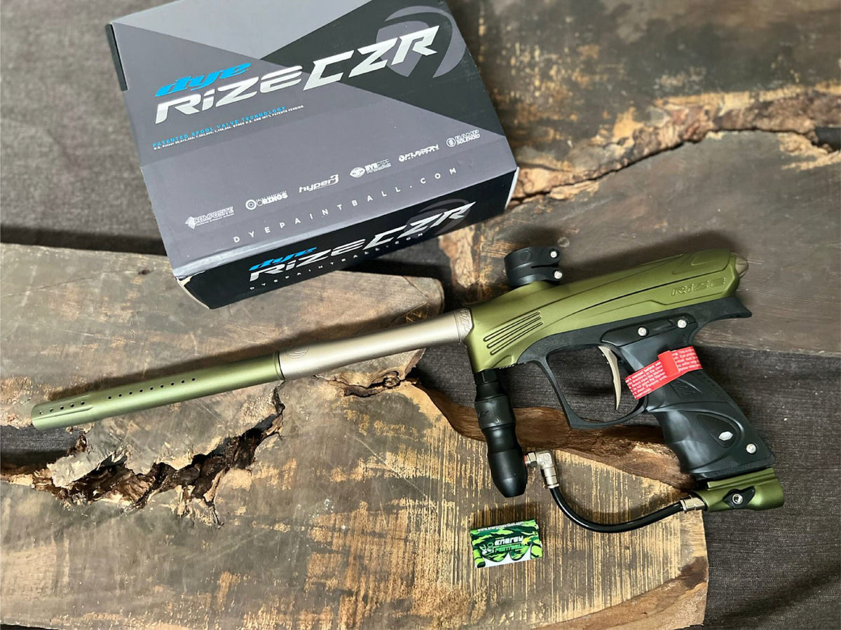 MARCADORA DYE RIZE CZR OLIVE/TAN - vista 3