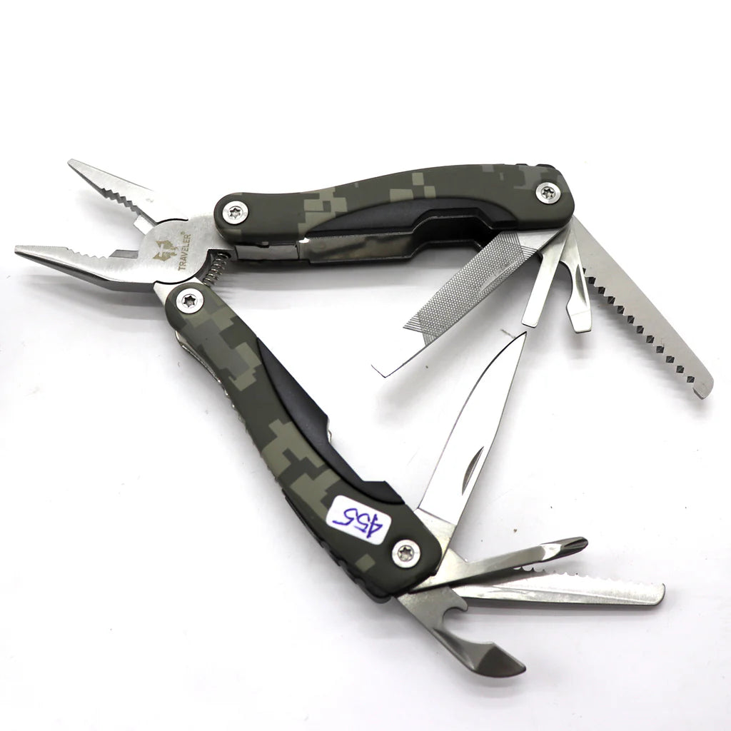 MULTIHERRAMIENTA TRAVELER CAMO GRIS VTR-358