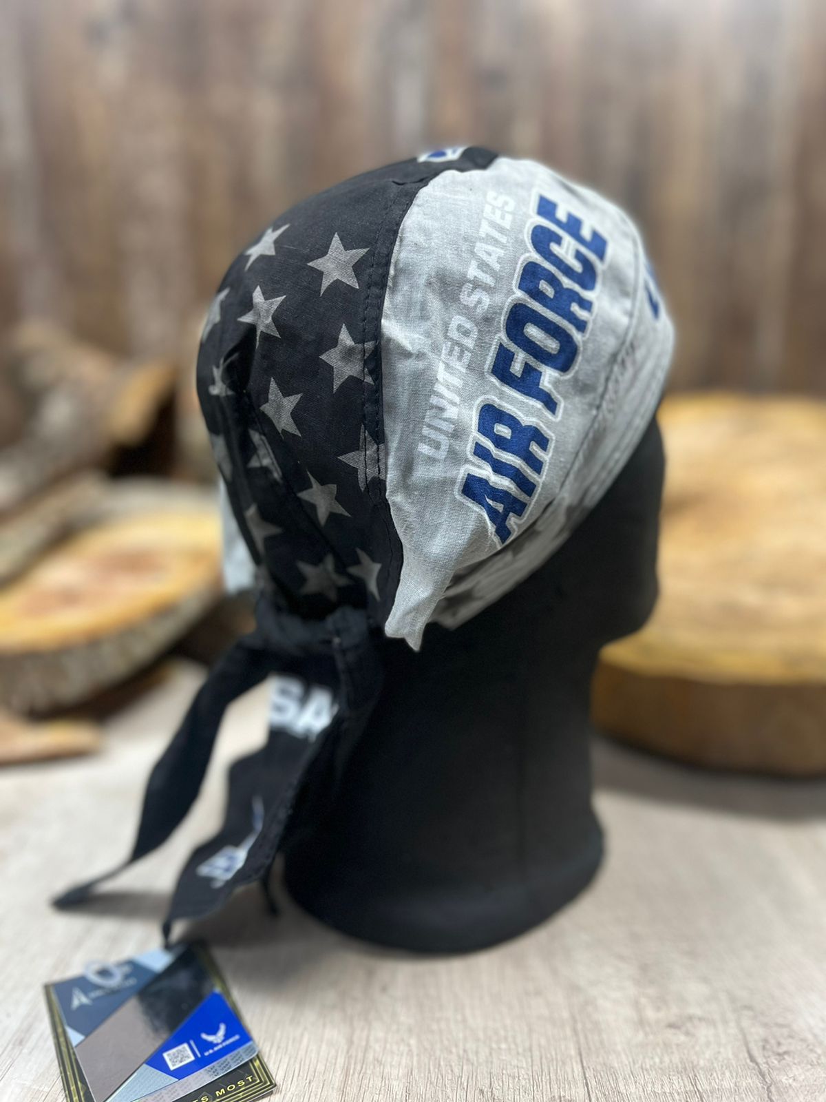 WRAP CAP SMITH COMBAT STARS AIR FORCE - vista 3