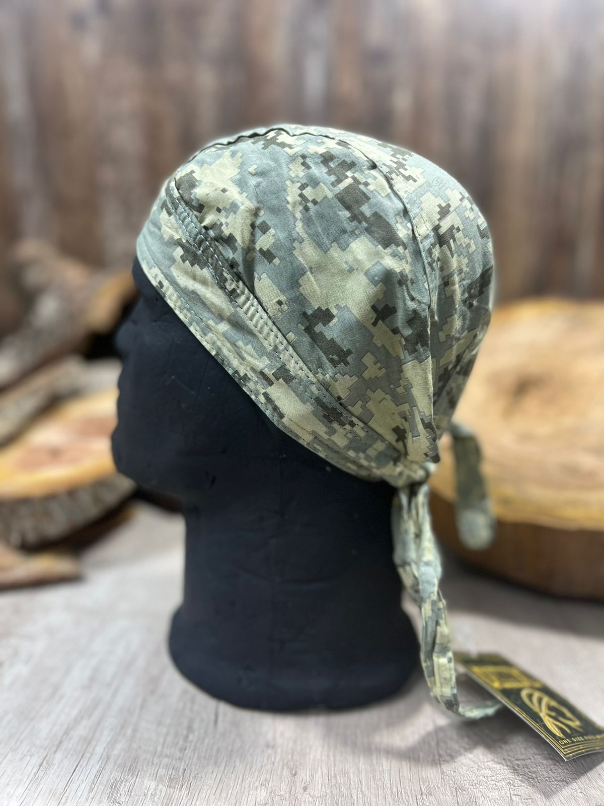 WRAP CAP SMITH PIXELATED CAMO DANBANNA DELUXE - vista 4
