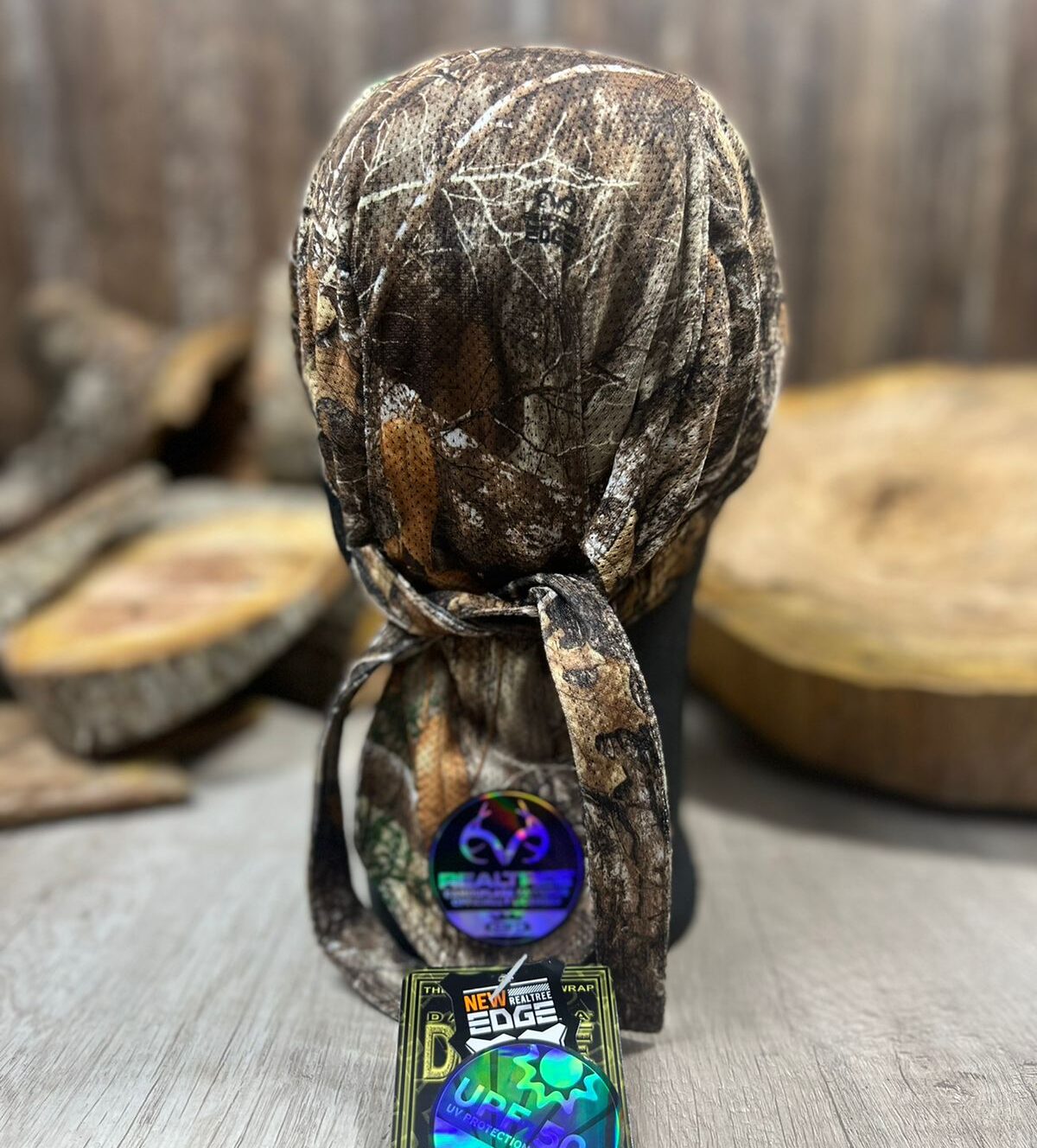 WRAP CAP SMITH REAL TREE EDGE CAMO DANBANNA DELUXE - vista 4
