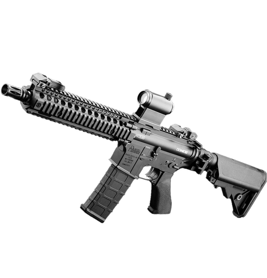 RIFLE AIRSOFT EMG DANIEL DEFENSE MK18 AEG W/ FOLDING STOCK – GATE ASTER - vista 2