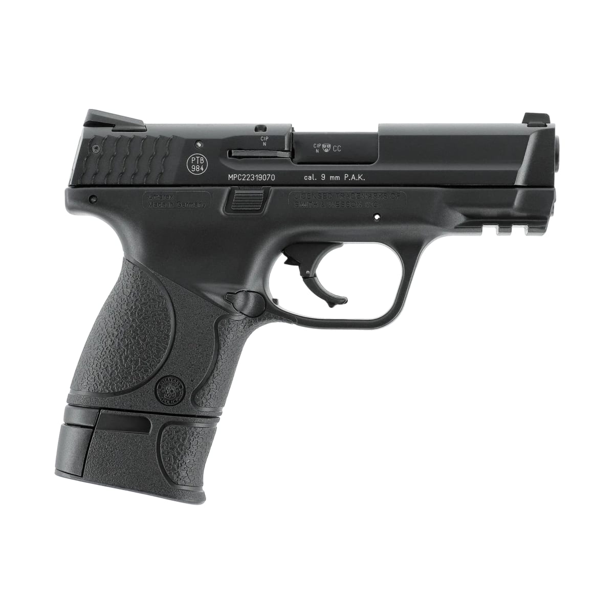 PISTOLA FOGUEO SMITH & WESSON M&P9C 9MM BLACK - vista 3