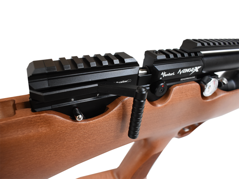 RIFLE AIR VENTURI AVENGE-X X1-BBW TÁCTICO .25 MADERA PCP 450CC BOTELLA DE FIBRA DE CARBONO - vista 3