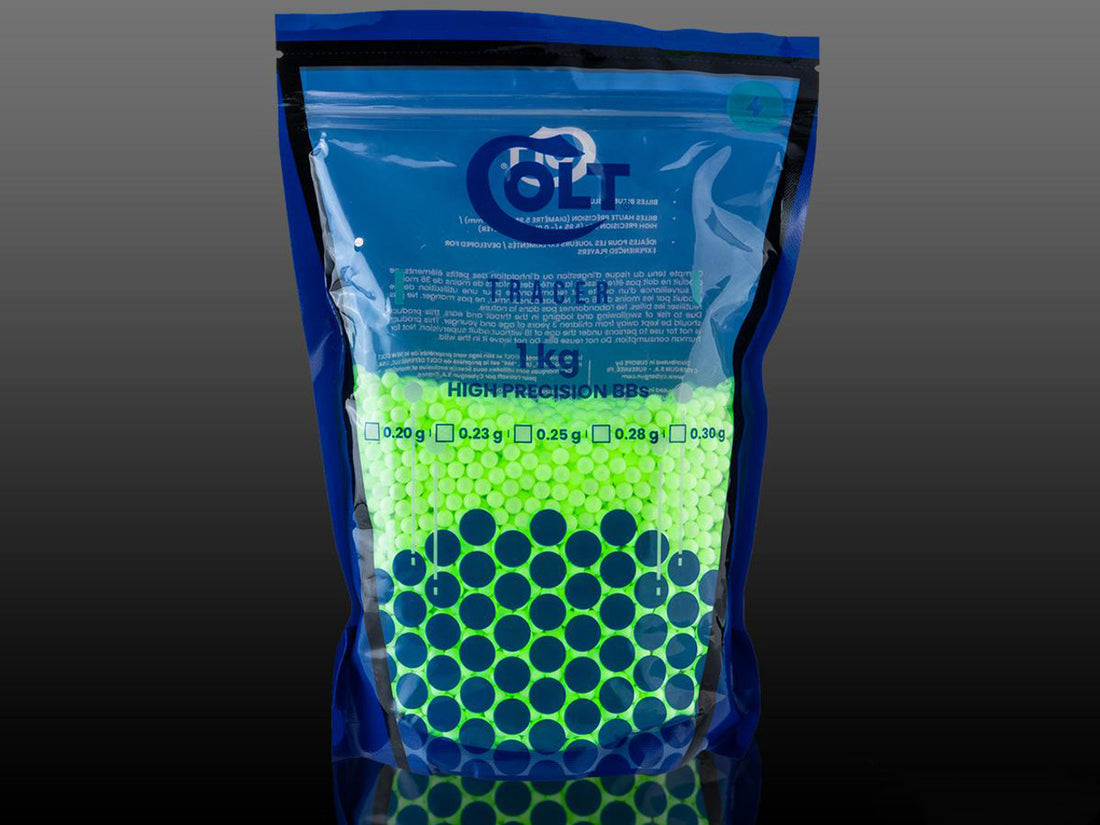 BALINES AIRSOFT COLT 0.20 1KG/5000 HIGH GRADE PRECISION TRACER BBS
