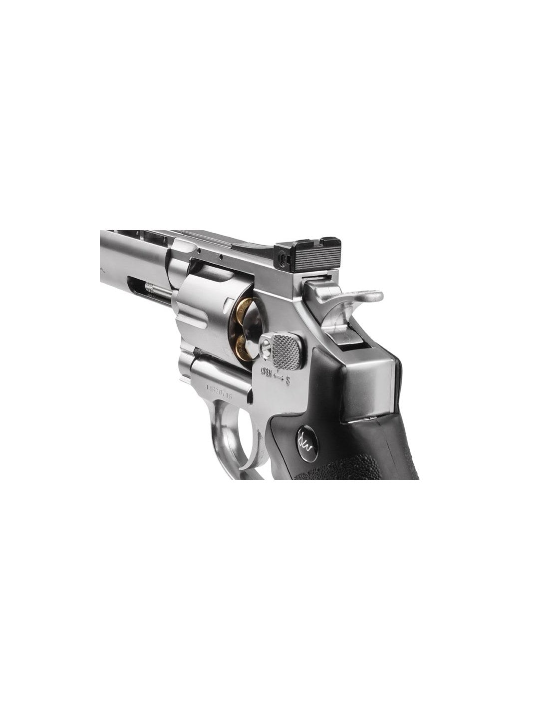 REVOLVER ASG CO2 DAN WESSON 6PL SILVER 4.5MM PELLETS - vista 4