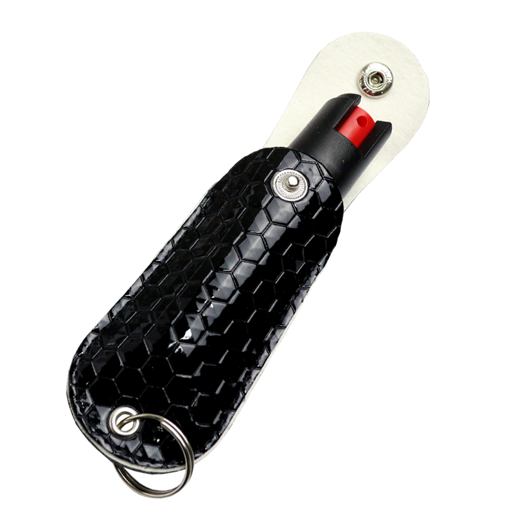 GAS PIMIENTA DEFENDER-XTREME 1/2 OZ W/ BLACK SHEATH & KEY CHAIN - vista 2