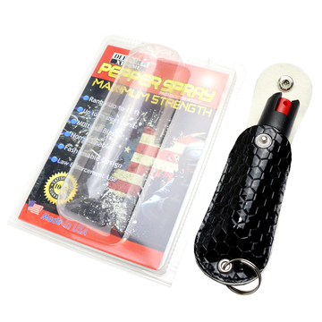 GAS PIMIENTA DEFENDER-XTREME 1/2 OZ W/ BLACK SHEATH & KEY CHAIN