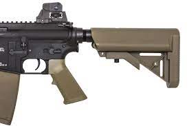 RIFLE AIRSOFT KWA KM4 SR7 AEG 6MM – FDE - vista 4