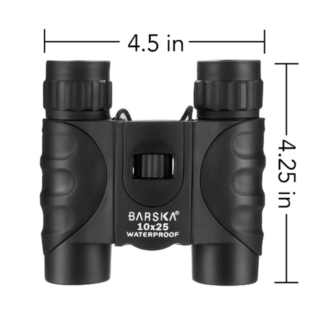 BINOCULAR BARSKA 10X25 WATERPROOF COMPACT – BLUE LENS - vista 2