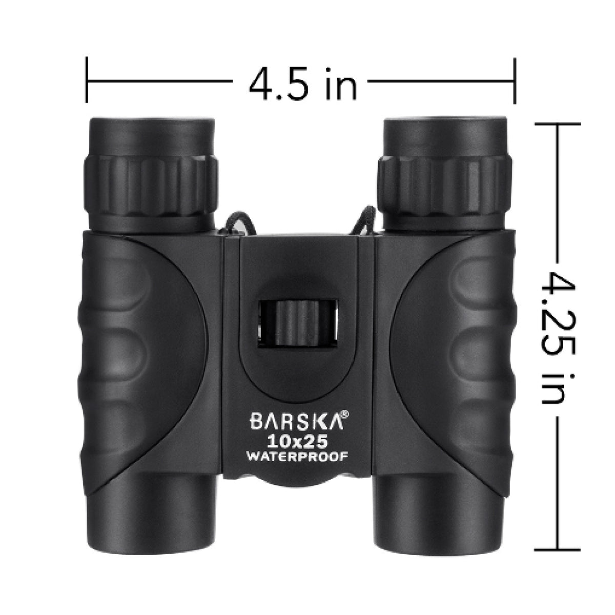 BINOCULAR BARSKA 10X25 WATERPROOF COMPACT – BLUE LENS - vista 3