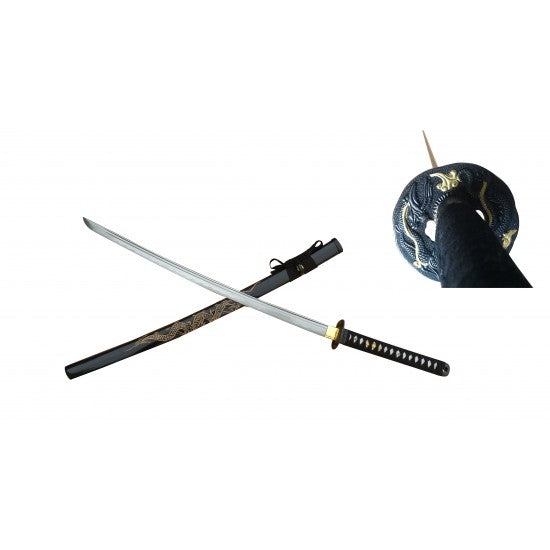 JAGUAR HAND FORGET SAMURAI DRAGON SWORD BLACK 41 PL