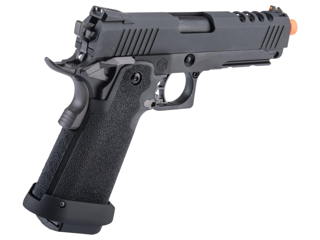 AW CUSTOM GOLD MATCH HX27 HI-CAPA GBB MODEL: 4.3 – BLACKOUT - vista 2