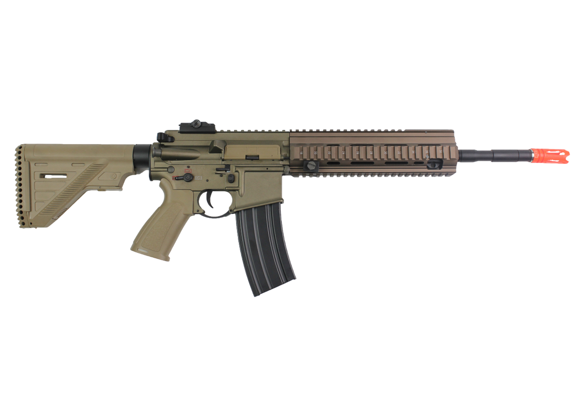 RIFLE AIRSOFT DOUBLE BELL HK416 A5 LONG BARREL AEG – TAN - vista 3